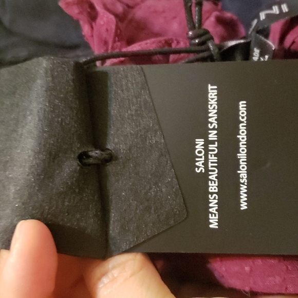 Emile-D Top Basket weave top dark plum - Picture 10 of 11